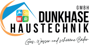 Logo Dunkhase Haustechnik auf transparentem Hintergrund