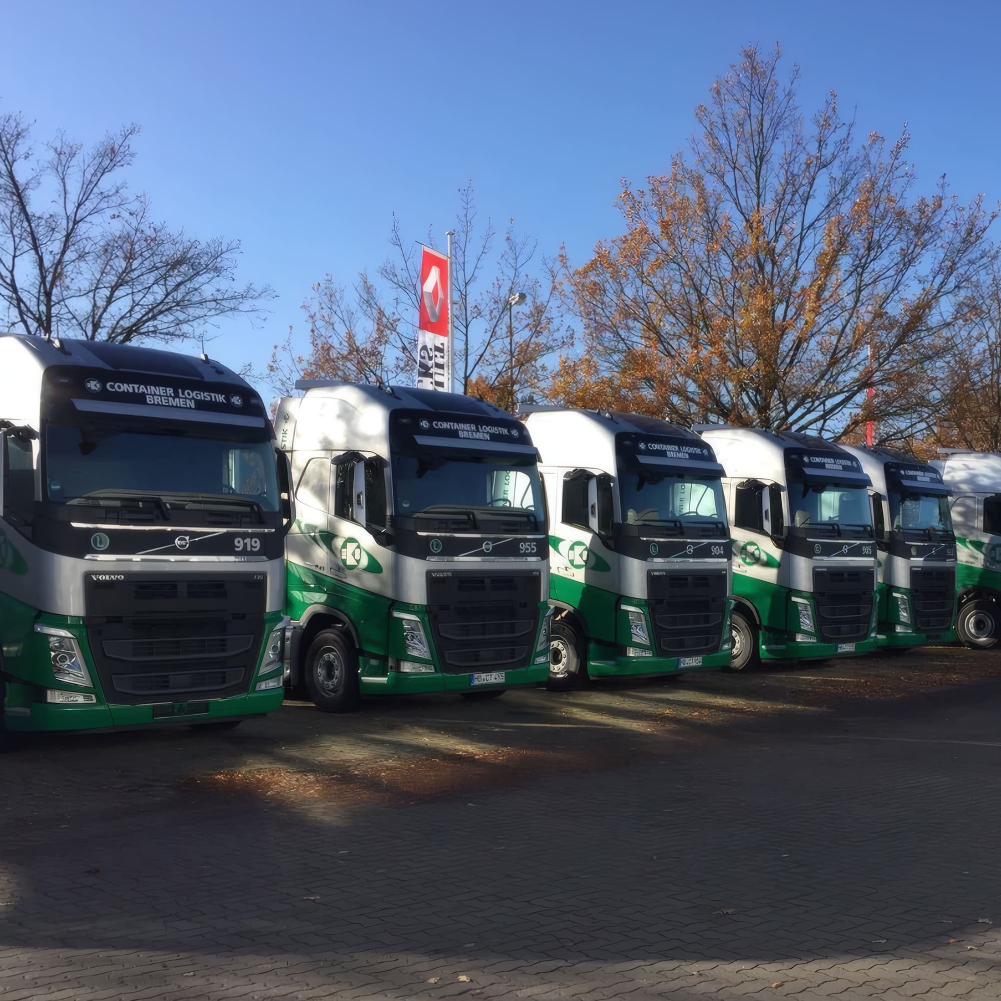 Flottenbranding Container Logistik Bremen