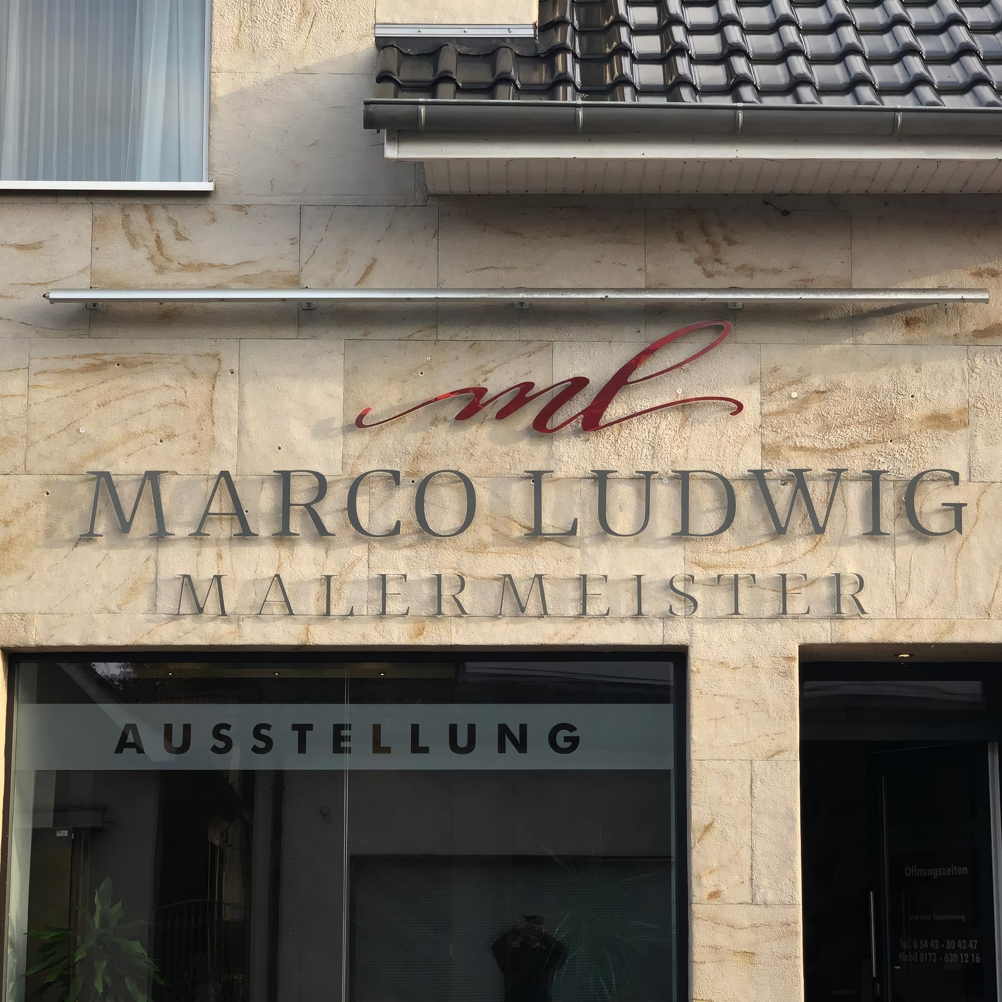 Gebäudebeschriftung Marco Ludwig