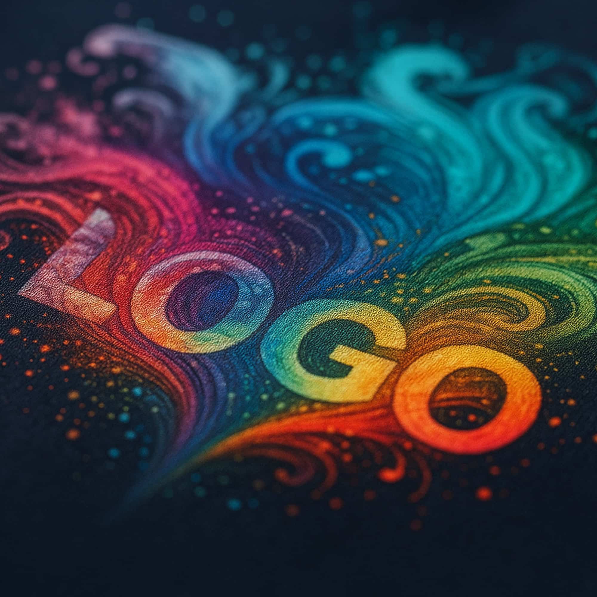 Beispiel eines Logos als Siebdruck