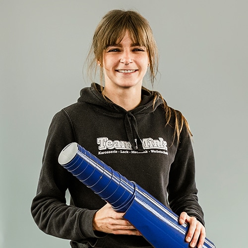 Anika vom Team Mink Werbetechnik