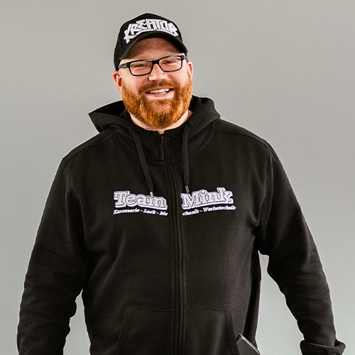 Steven vom Team Mink Werbetechnik